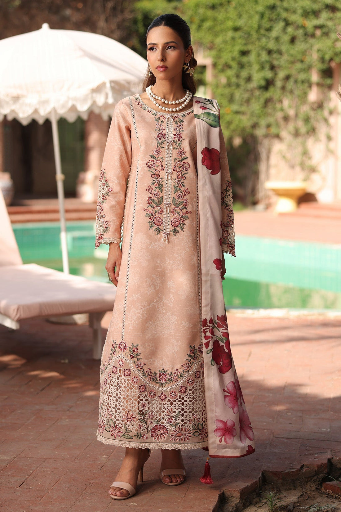 Alizeh | Embroidered Printed Festive Edit 25 | AF-EPL-7036-CLOVER by Alizeh - Designer Dress - Type: Ladies Clothes - Available at Libayah - 100% Original