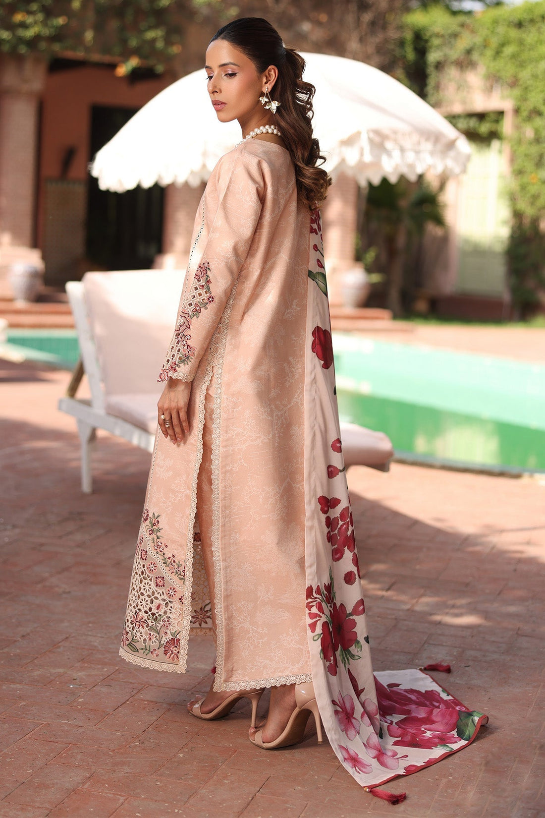 Alizeh | Embroidered Printed Festive Edit 25 | AF-EPL-7036-CLOVER by Alizeh - Designer Dress - Type: Ladies Clothes - Available at Libayah - 100% Original