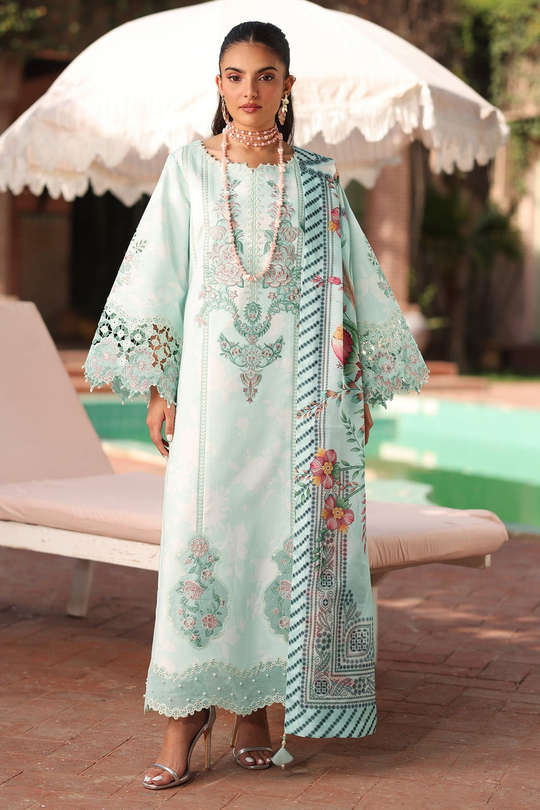 Alizeh | Embroidered Printed Festive Edit 25 |AF-EPL-7031-MIREGA by Alizeh - Designer Dress - Type: Ladies Clothes - Available at Libayah - 100% Original
