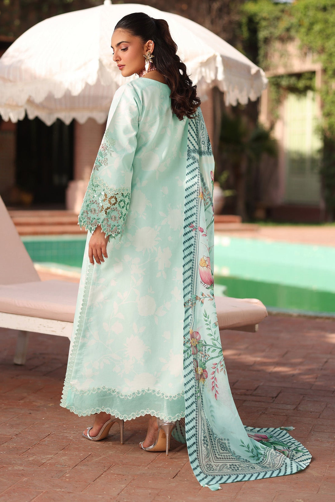 Alizeh | Embroidered Printed Festive Edit 25 |AF-EPL-7031-MIREGA by Alizeh - Designer Dress - Type: Ladies Clothes - Available at Libayah - 100% Original