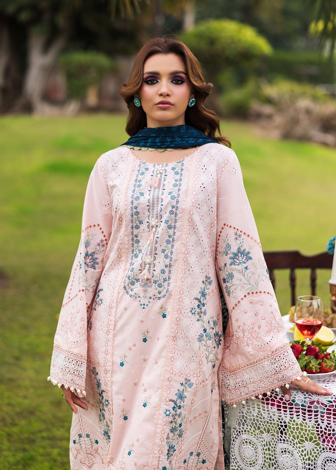 Paras by Pasha | Bloom and Beyond | Coral Bloom by Paras by Pasha - Designer Dress - Type: Ladies Clothes - Available at Libayah - 100% Original