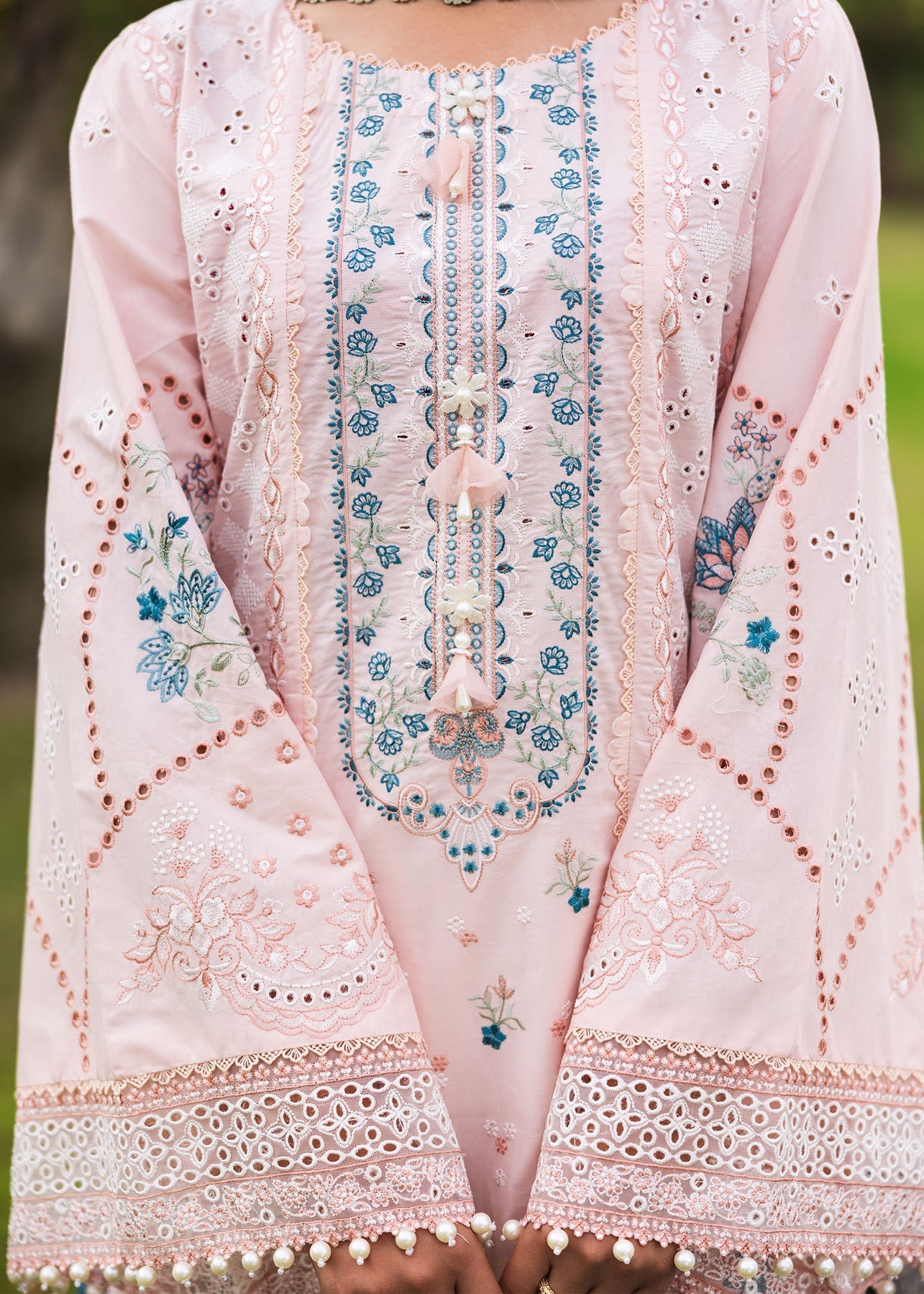 Paras by Pasha | Bloom and Beyond | Coral Bloom by Paras by Pasha - Designer Dress - Type: Ladies Clothes - Available at Libayah - 100% Original