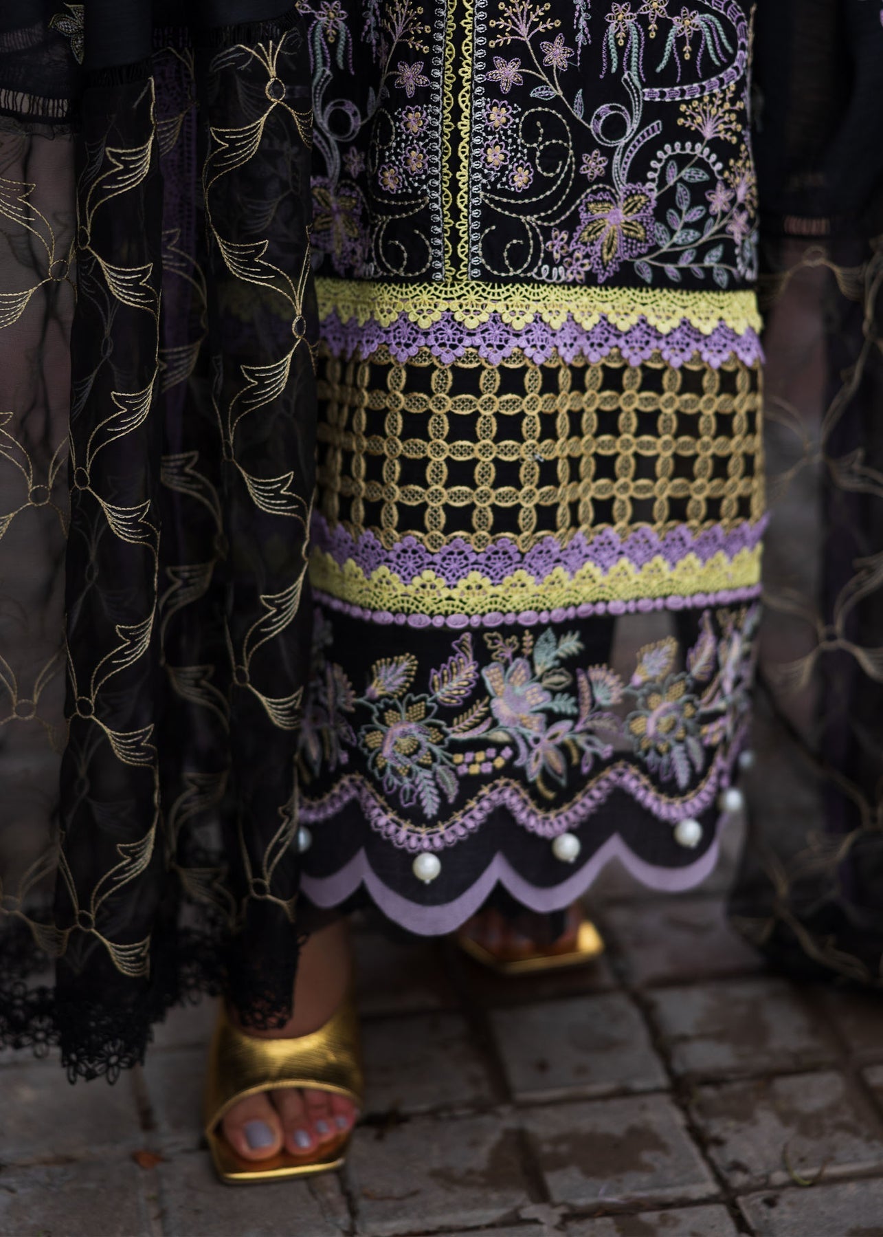 Paras by Pasha | Bloom and Beyond | Evening Bloom by Paras by Pasha - Designer Dress - Type: Ladies Clothes - Available at Libayah - 100% Original