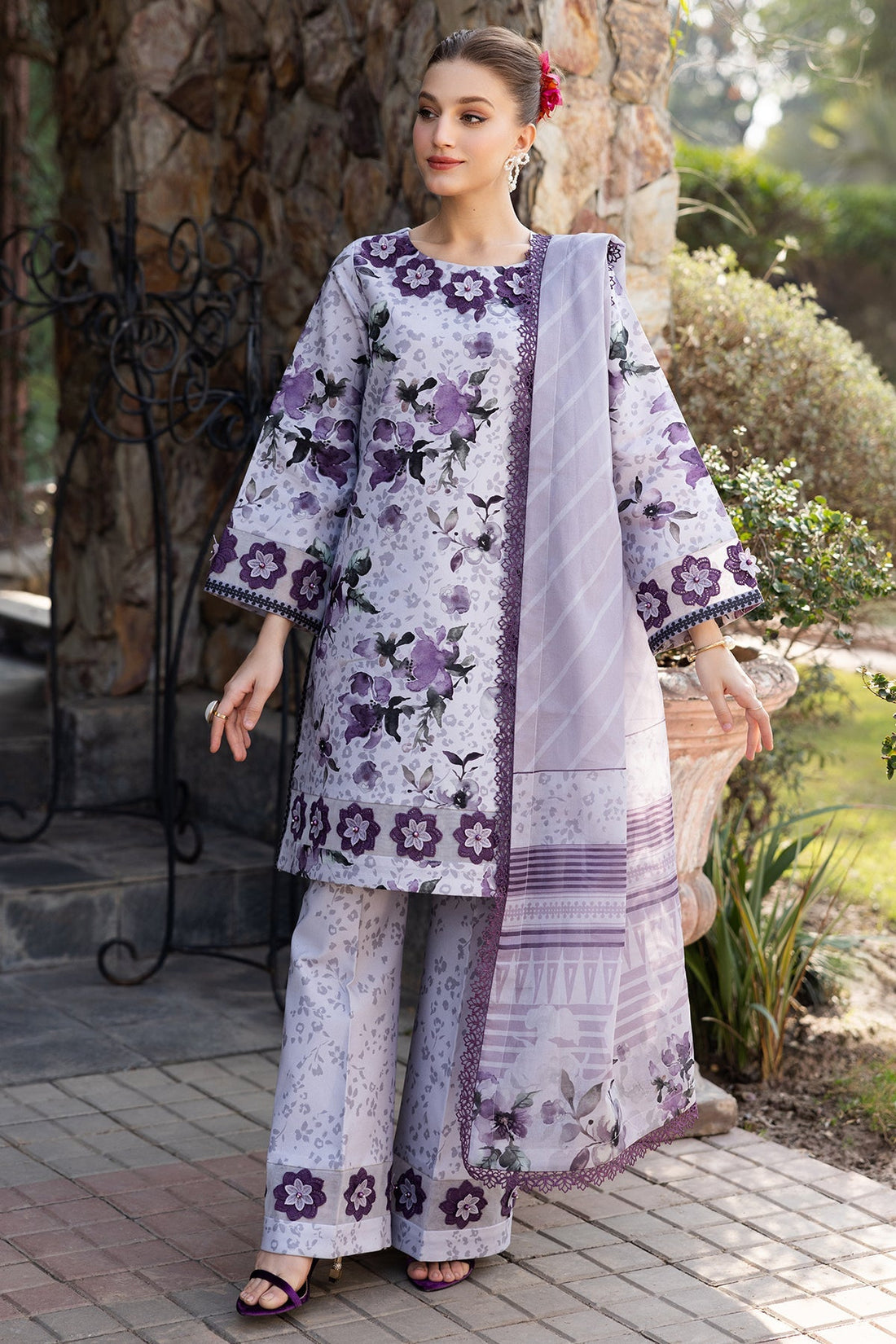 Alizeh | Sheen Lawn Prints 25 | AF-PL-6041-Maylan by Alizeh - Designer Dress - Type: Ladies Clothes - Available at Libayah - 100% Original