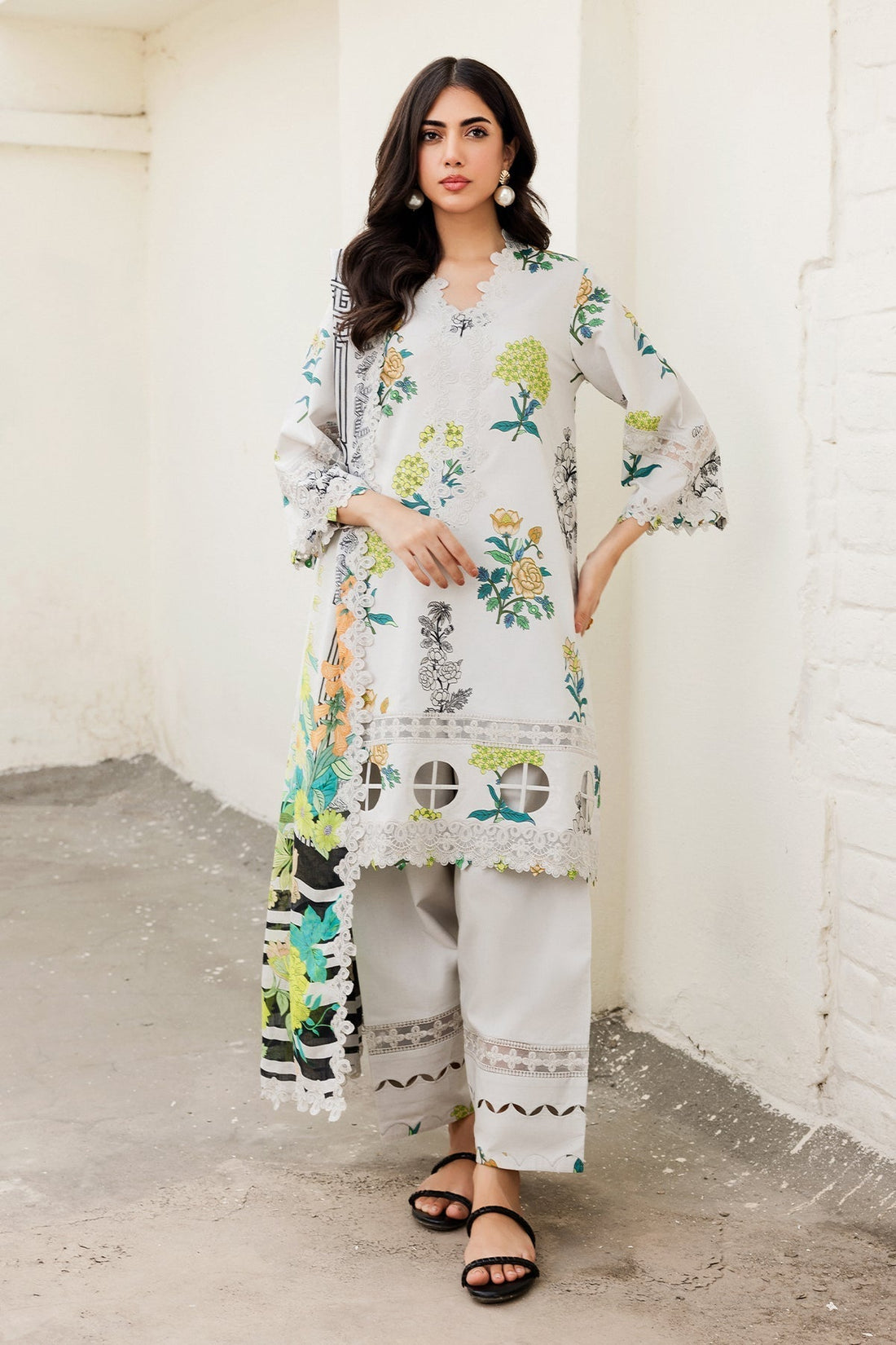 Charizma | Lawn Collection 24 | RN4-24 by Charizma - Designer Dress - Type: Casuals - Available at Libayah - 100% Original