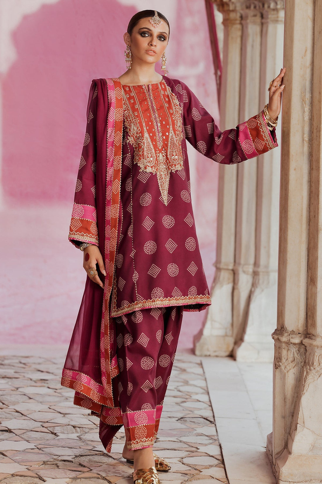 Charizma | Tabeer Chunnri Silk Collection 24 | CTW4-02 by Charizma - Designer Dress - Type: Luxury - Available at Libayah - 100% Original