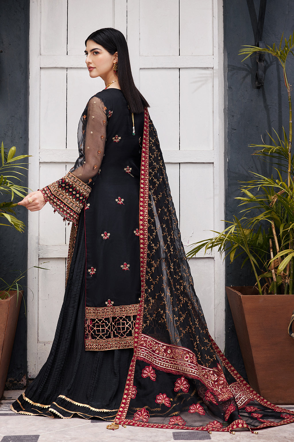 Emaan Adeel | Nawabzadi Wedding Dresses | NW-03 by Emaan Adeel - Designer Dress - Type: Ladies Clothes - Available at Libayah - 100% Original