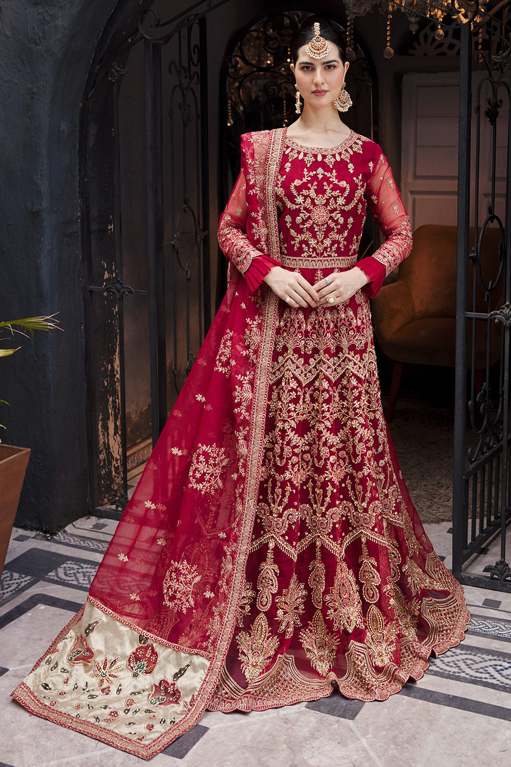 Emaan Adeel | Nawabzadi Wedding Dresses | NW-01 by Emaan Adeel - Designer Dress - Type: Ladies Clothes - Available at Libayah - 100% Original