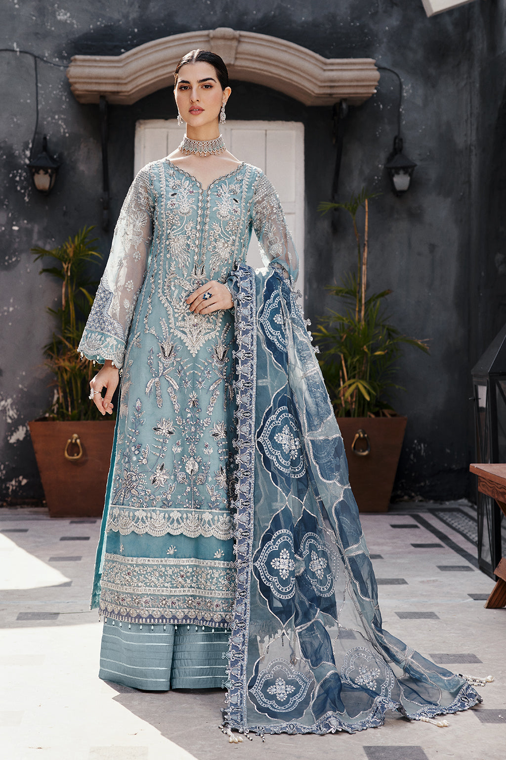 Emaan Adeel | Nawabzadi Wedding Dresses | NW-02 by Emaan Adeel - Designer Dress - Type: Ladies Clothes - Available at Libayah - 100% Original