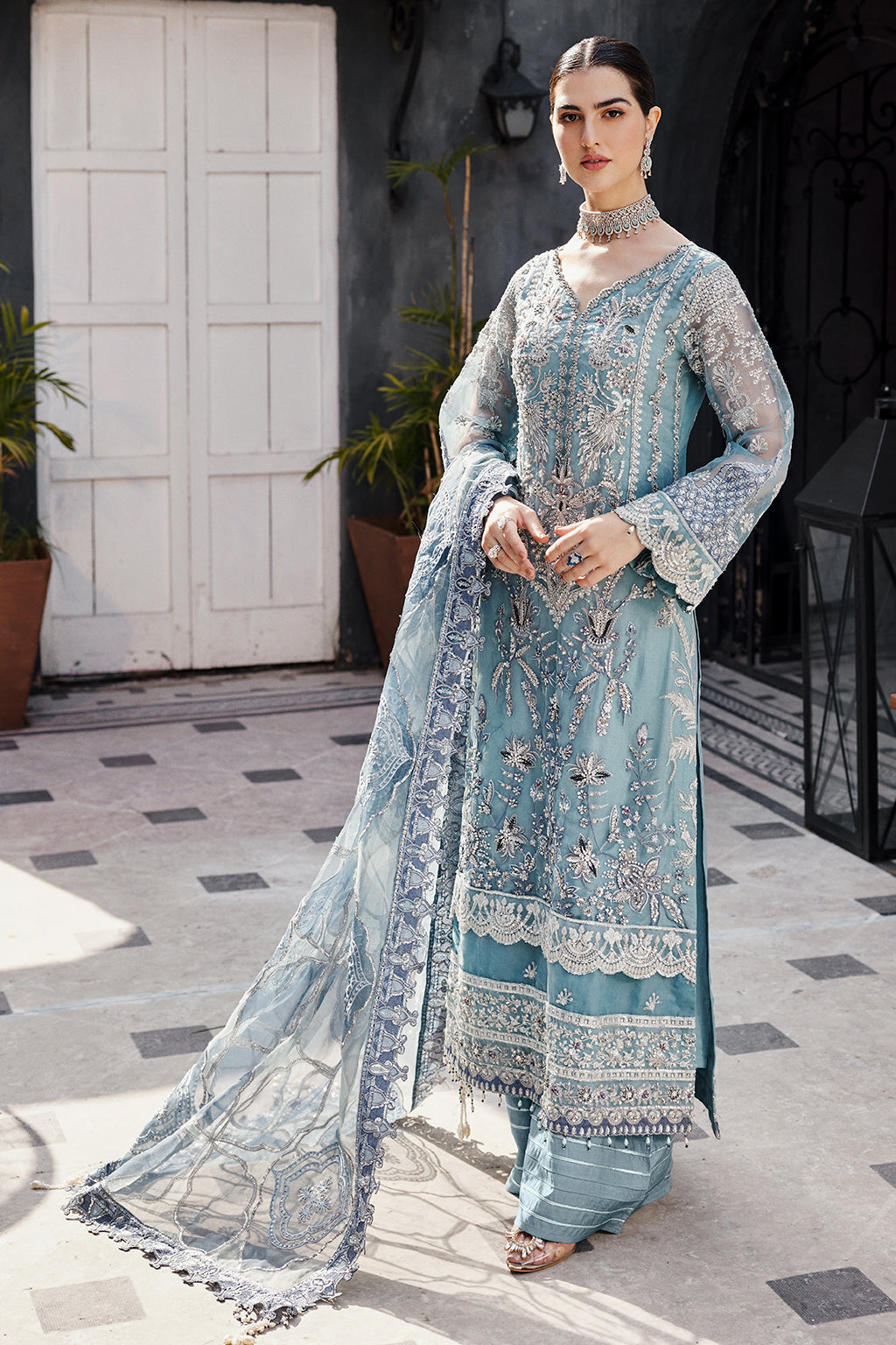 Emaan Adeel | Nawabzadi Wedding Dresses | NW-02 by Emaan Adeel - Designer Dress - Type: Ladies Clothes - Available at Libayah - 100% Original