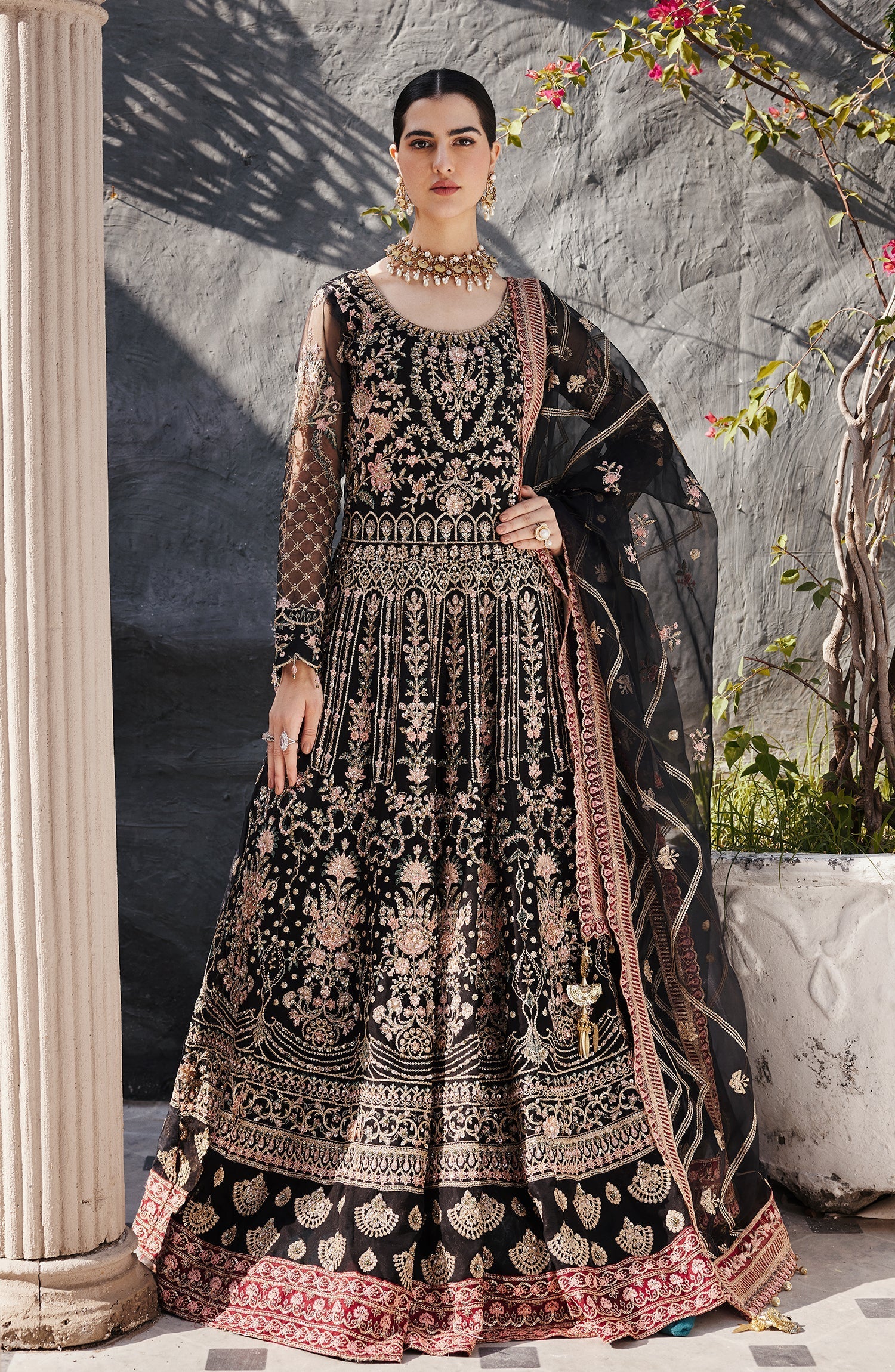 Emaan Adeel | Nawabzadi Wedding Dresses | MAANVI by Emaan Adeel - Designer Dress - Type: Ladies Clothes - Available at Libayah - 100% Original