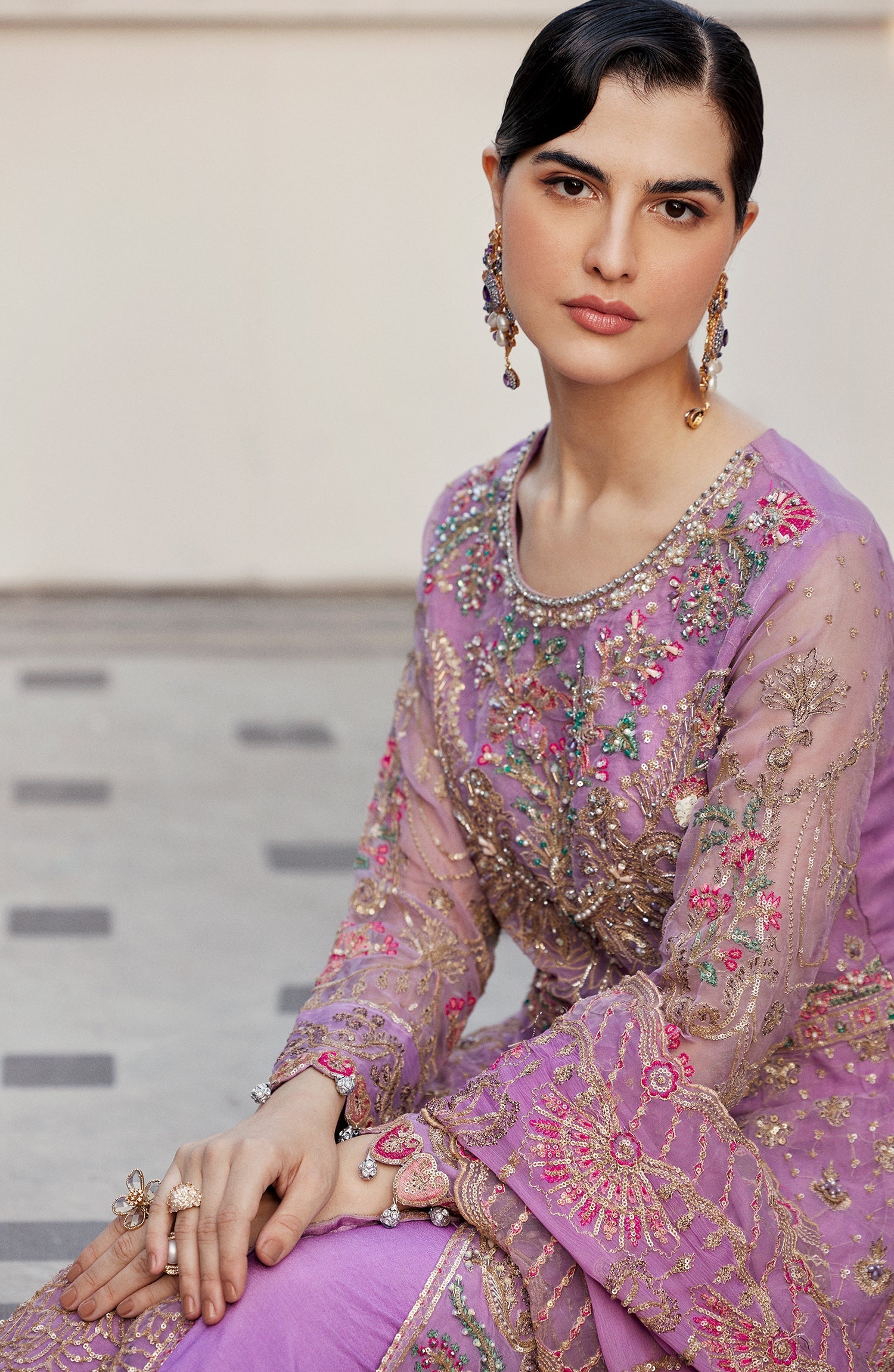 Emaan Adeel | Nawabzadi Wedding Dresses | GITI by Emaan Adeel - Designer Dress - Type: Ladies Clothes - Available at Libayah - 100% Original
