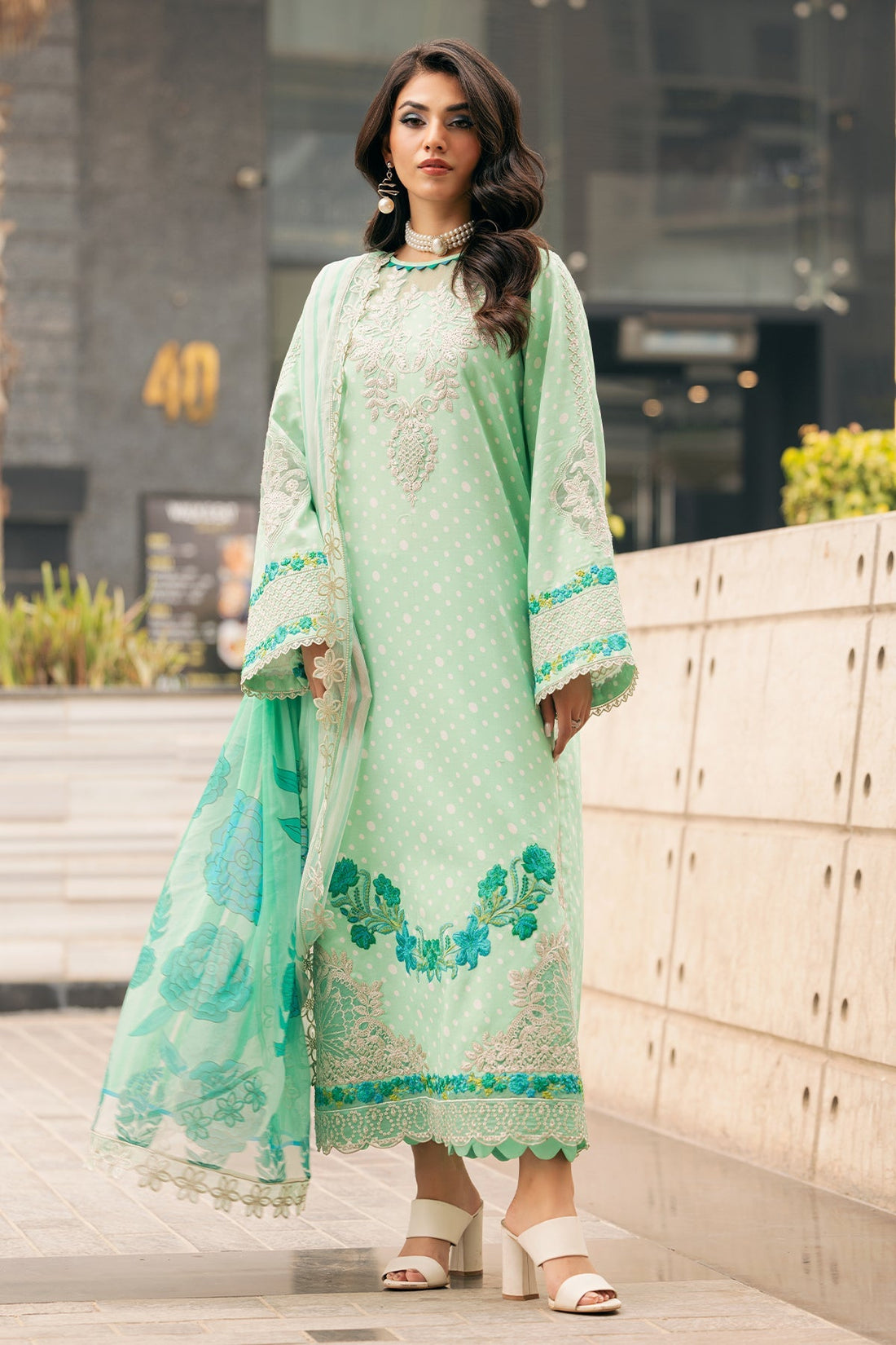 Charizma | Swiss Miss Voil Collection | CSM5-02 by Charizma - Designer Dress - Type: Ladies Clothes - Available at Libayah - 100% Original