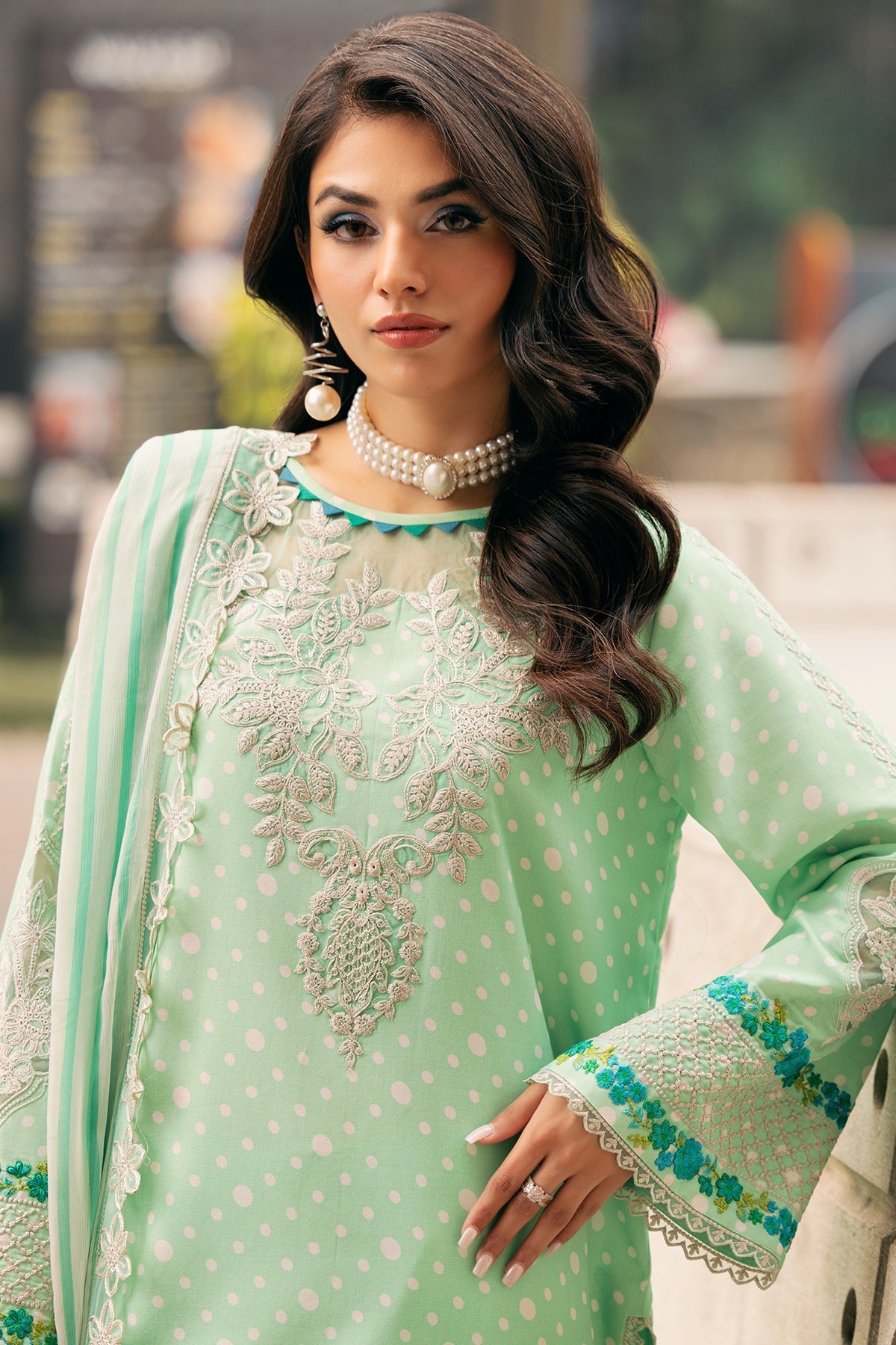 Charizma | Swiss Miss Voil Collection | CSM5-02 by Charizma - Designer Dress - Type: Ladies Clothes - Available at Libayah - 100% Original