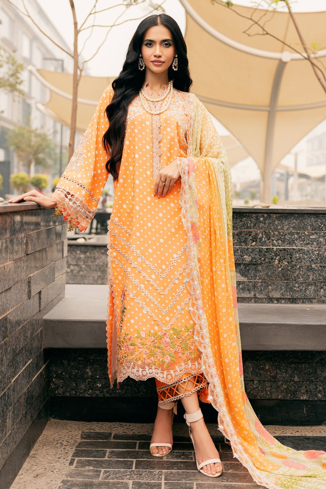 Charizma | Swiss Miss Voil Collection | CSM5-07 by Charizma - Designer Dress - Type: Ladies Clothes - Available at Libayah - 100% Original