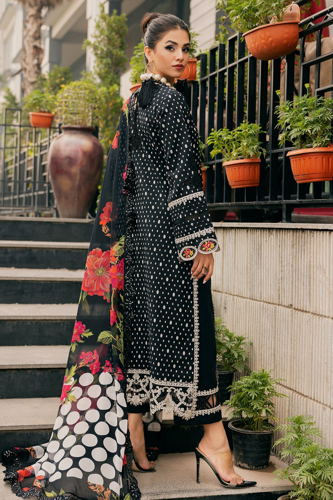 Charizma | Swiss Miss Voil Collection | CSM5-01 by Charizma - Designer Dress - Type: Ladies Clothes - Available at Libayah - 100% Original