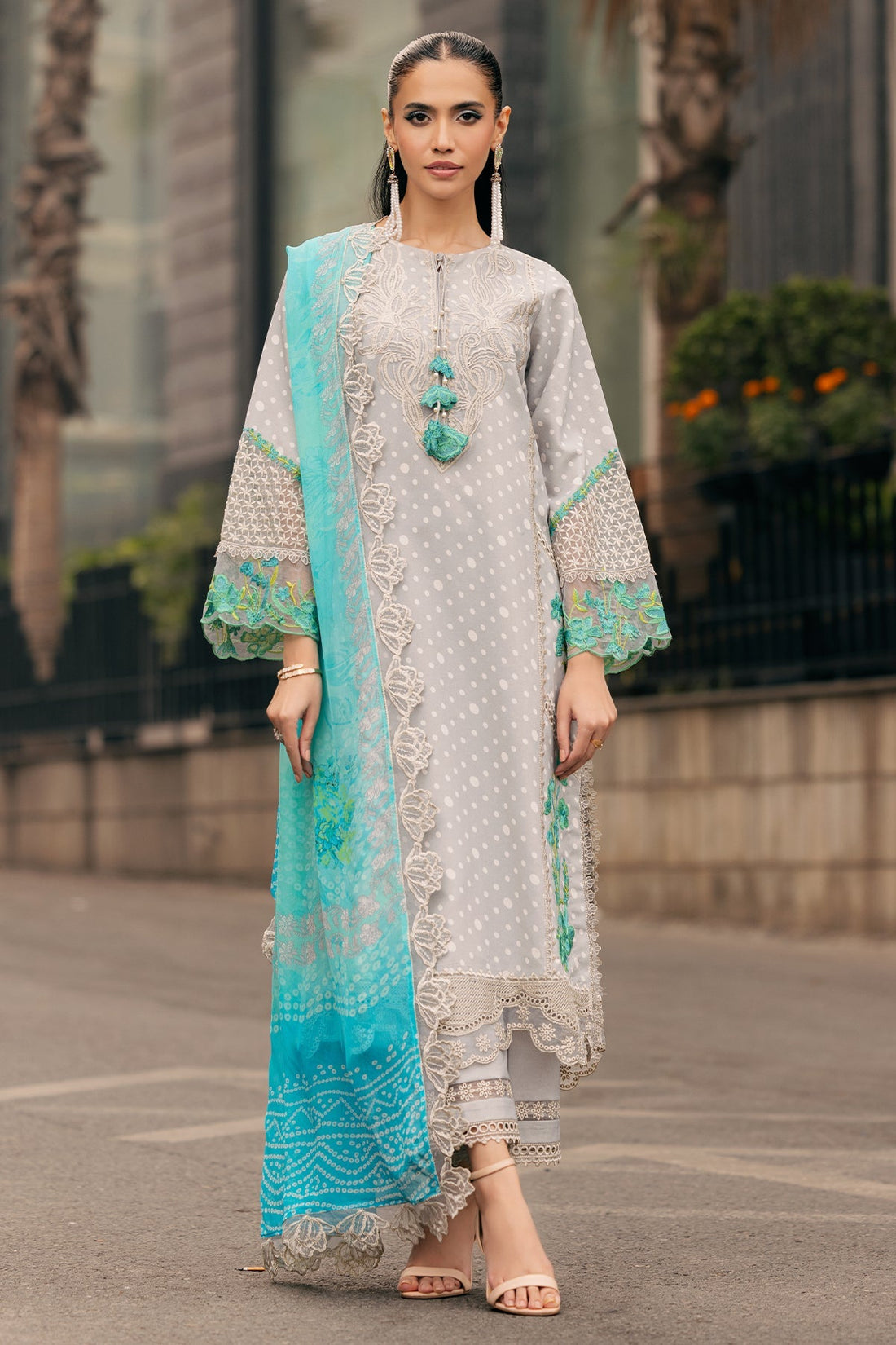 Charizma | Swiss Miss Voil Collection | CSM5-06 by Charizma - Designer Dress - Type: Ladies Clothes - Available at Libayah - 100% Original