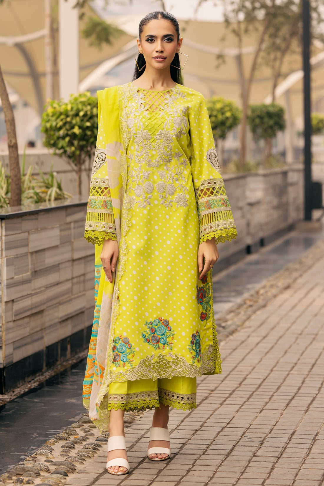 Charizma | Swiss Miss Voil Collection | CSM5-05 by Charzima - Designer Dress - Type: Ladies Clothes - Available at Libayah - 100% Original