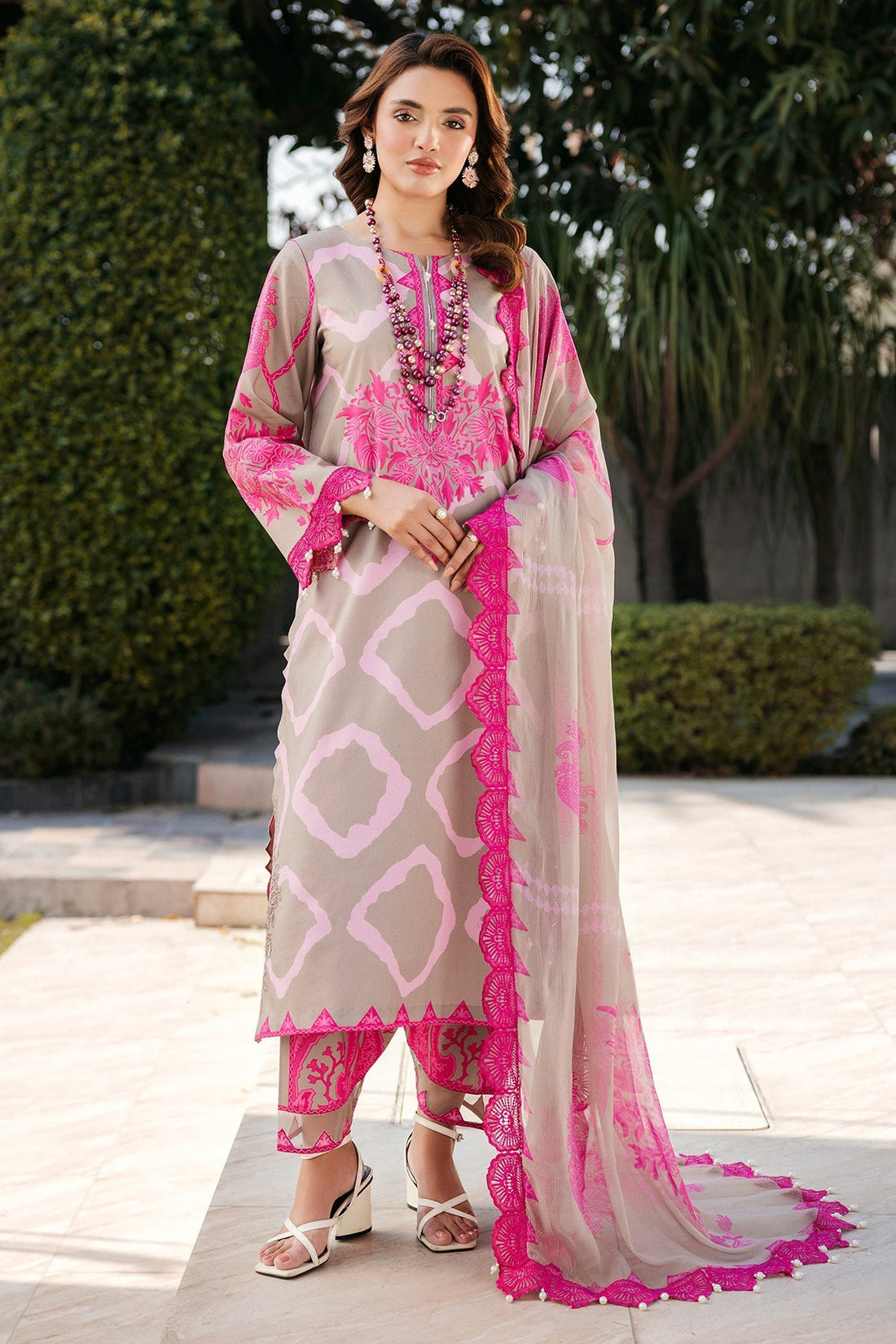 Charizma | Print Melody | SH5-09P by Charizma - Designer Dress - Type: Ladies Clothes - Available at Libayah - 100% Original