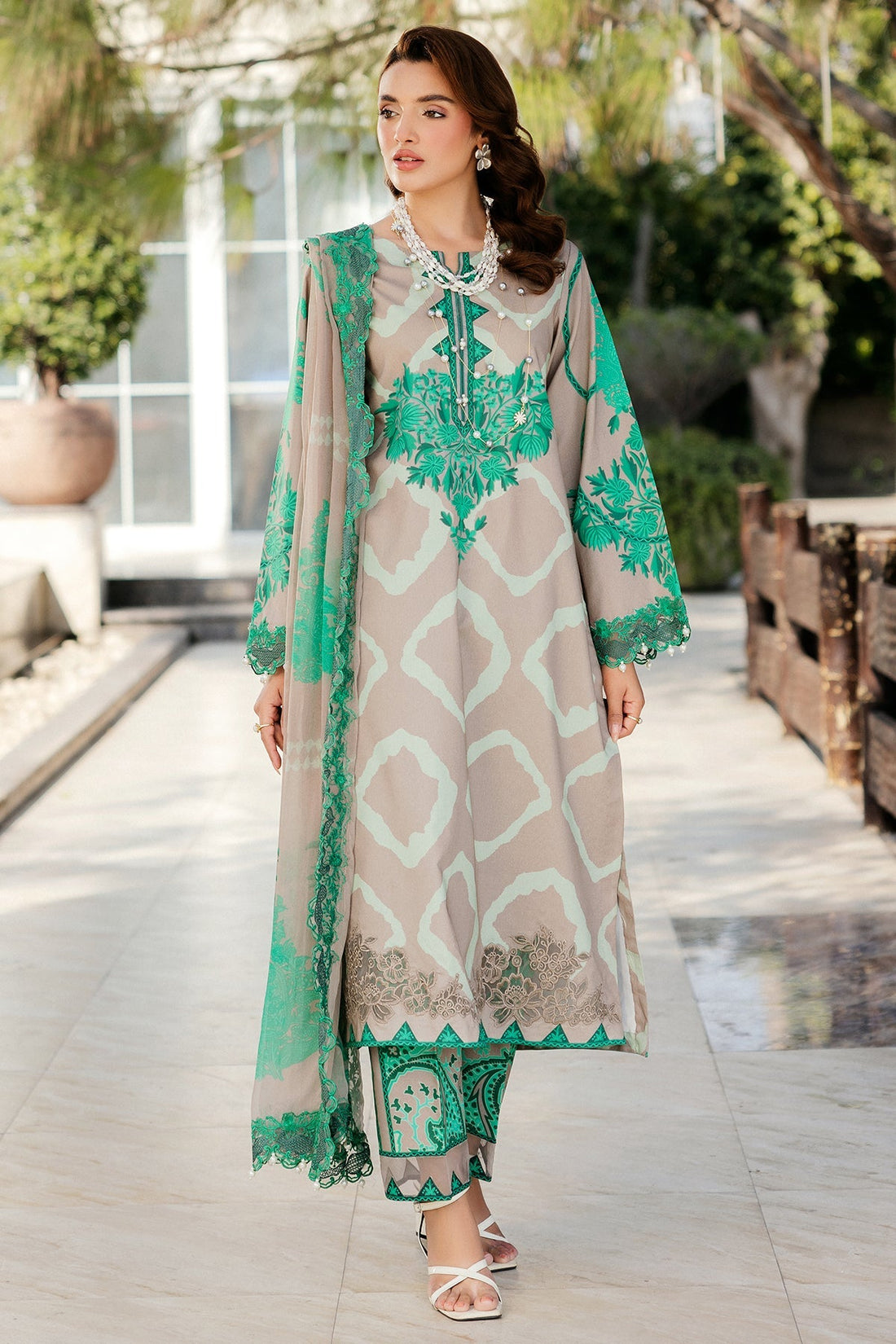 Charizma | Print Melody | SH5-14P by Charizma - Designer Dress - Type: Ladies Clothes - Available at Libayah - 100% Original