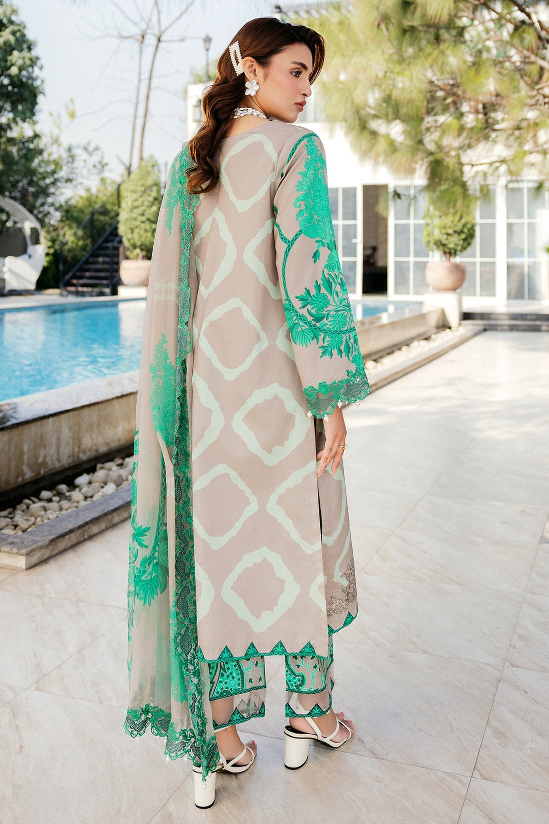 Charizma | Print Melody | SH5-14P by Charizma - Designer Dress - Type: Ladies Clothes - Available at Libayah - 100% Original