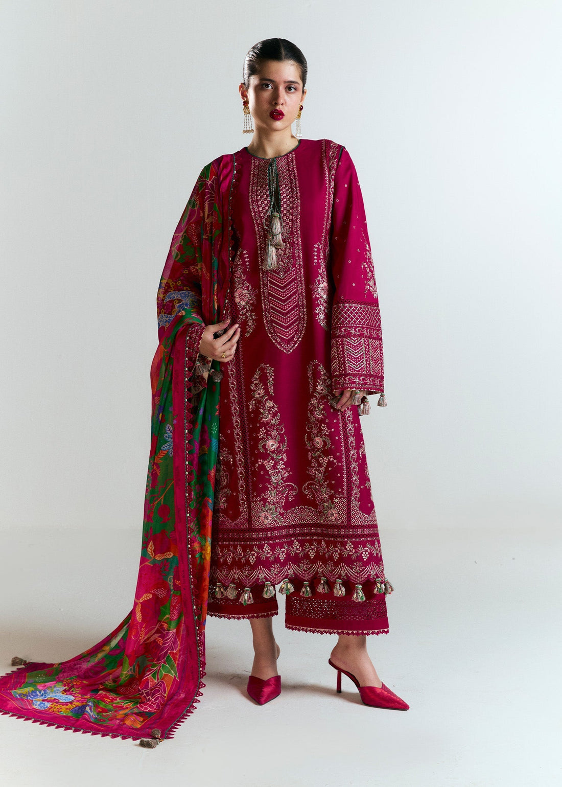 Hussain Rehar | Nirmal SS 25 | Saaha by Hussain Rehar - Designer Dress - Type: Ladies Clothes - Available at Libayah - 100% Original