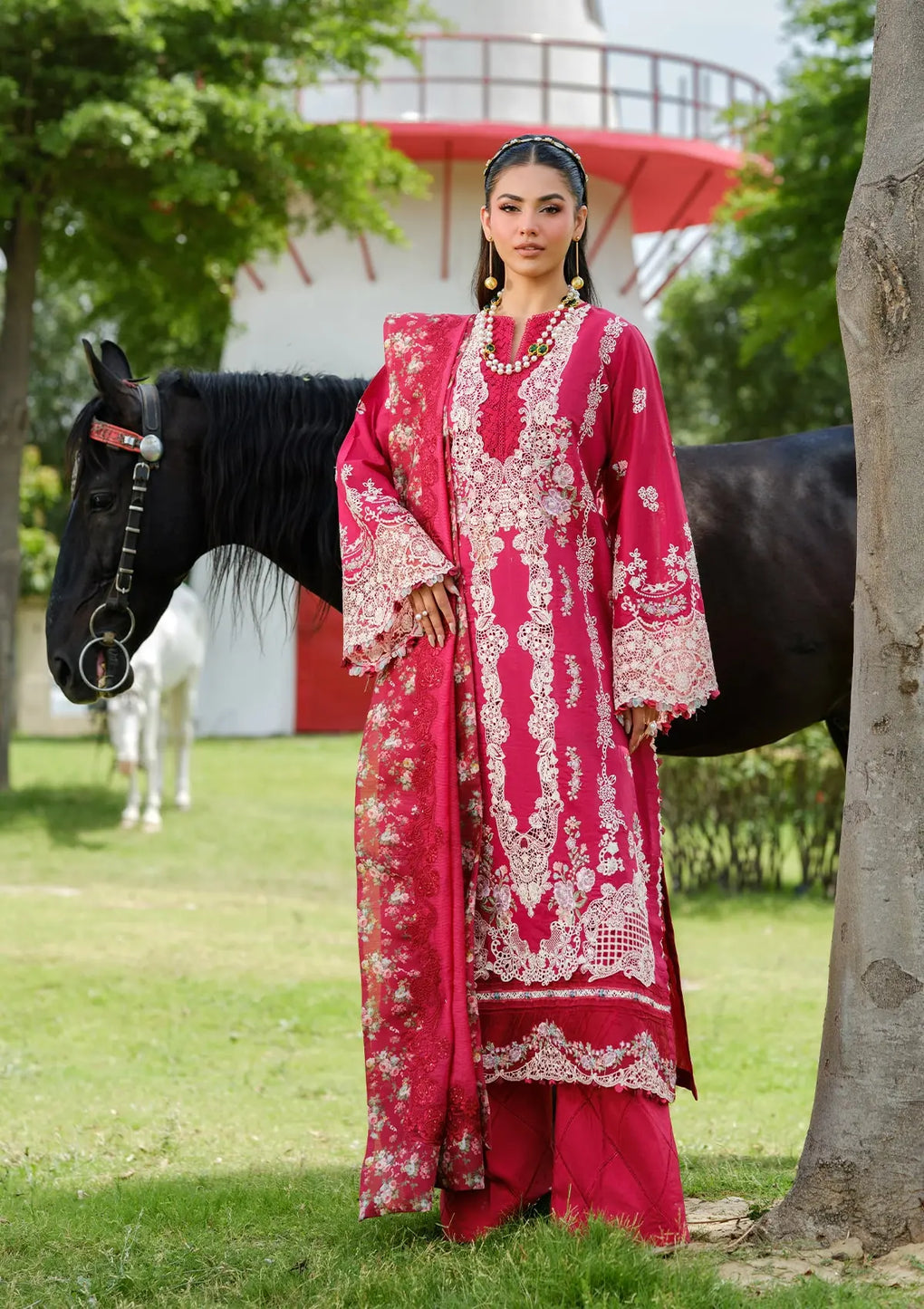 Elaf Premium | Luxury Lawn 25 | ELH-6B JULIET by Elaf Premium - Designer Dress - Type: Ladies Clothes - Available at Libayah - 100% Original