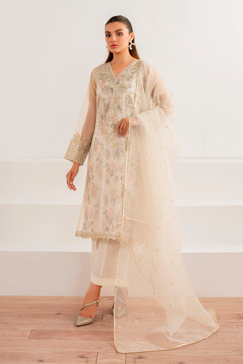 Baroque | Formal Collection | ORGANZA UF-699 by Baroque - Designer Dress - Type: Ladies Clothes - Available at Libayah - 100% Original
