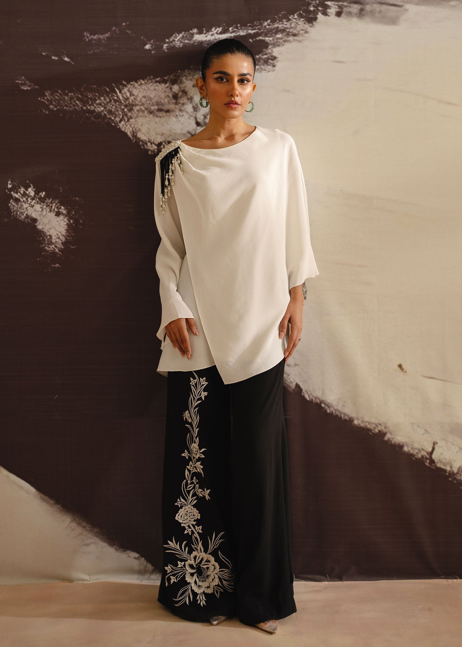 Mahgul | Eye of Cemal | Ivory Indulgence by Mahgul - Designer Dress - Type: Ladies Clothes - Available at Libayah - 100% Original