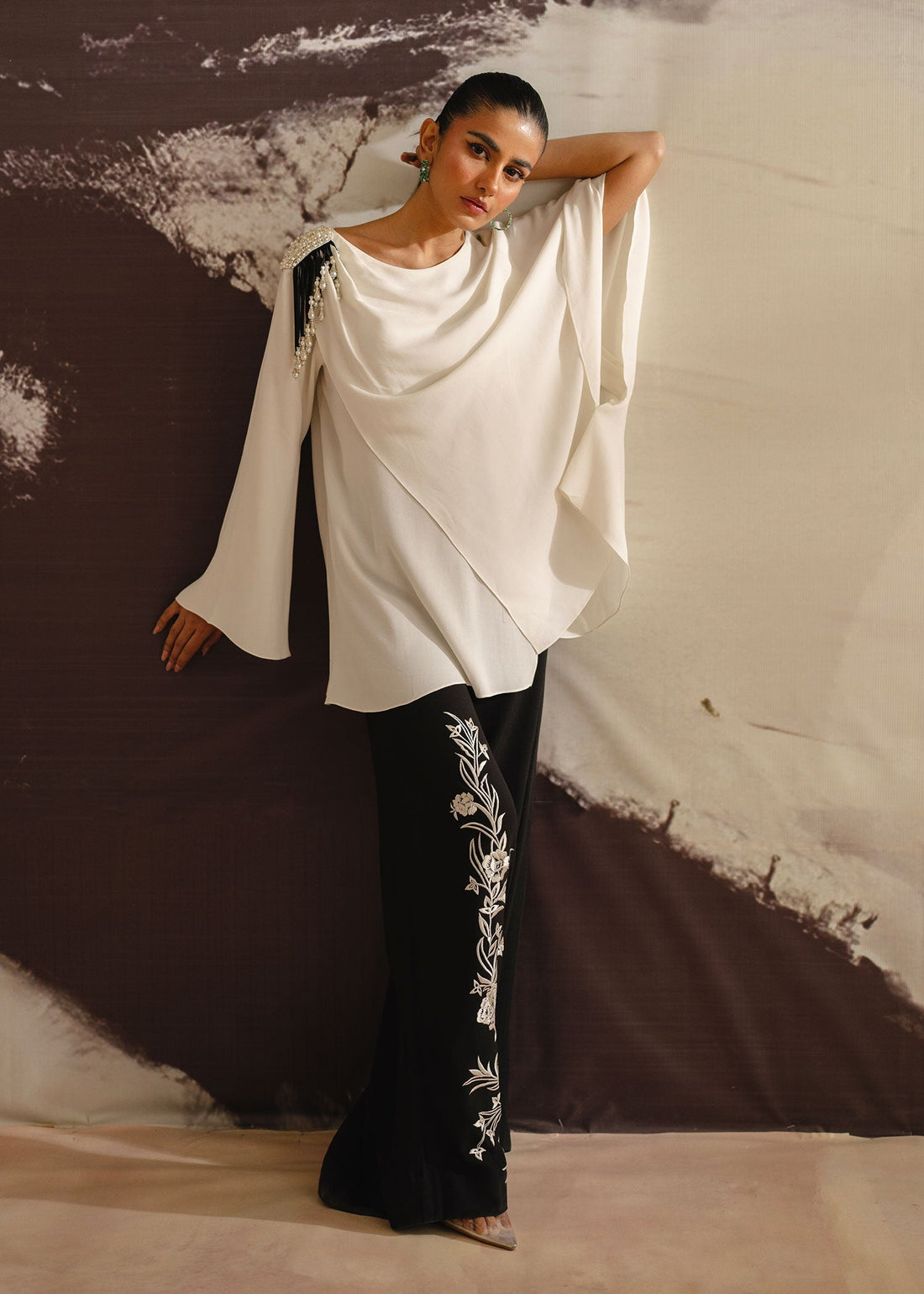 Mahgul | Eye of Cemal | Ivory Indulgence by Mahgul - Designer Dress - Type: Ladies Clothes - Available at Libayah - 100% Original