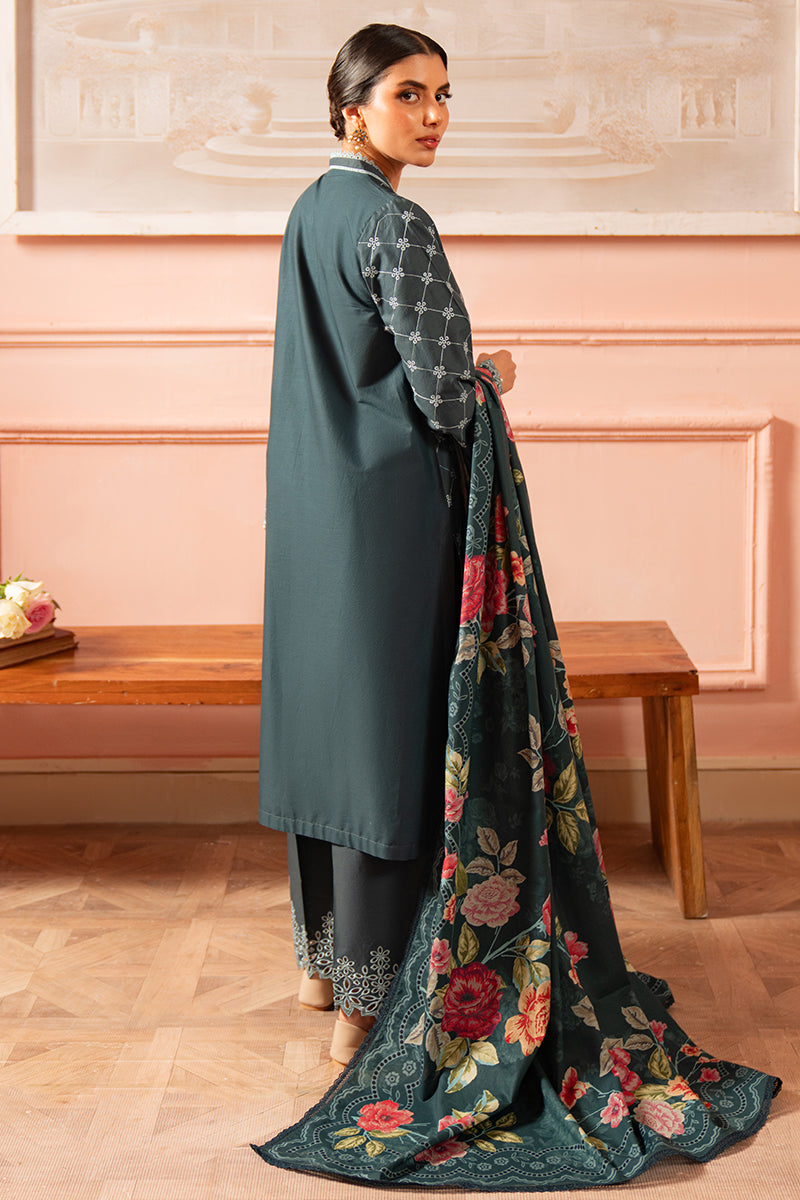 Cross Stitch | Cambric Lawn 24 | AZURE SERENITY by Cross Stitch - Designer Dress - Type: Casuals - Available at Libayah - 100% Original