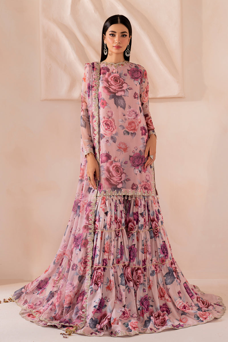 Baroque | Formal Collection | CHIFFON UF-708 by Baroque - Designer Dress - Type: Ladies Clothes - Available at Libayah - 100% Original