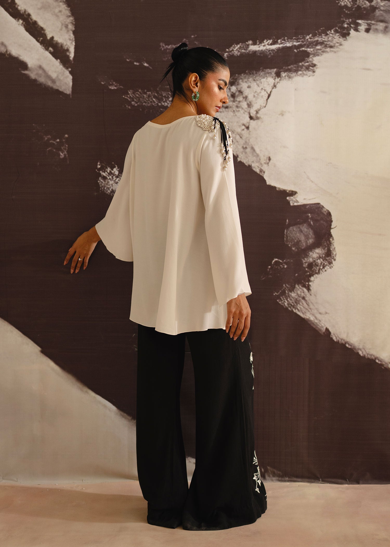Mahgul | Eye of Cemal | Ivory Indulgence by Mahgul - Designer Dress - Type: Ladies Clothes - Available at Libayah - 100% Original