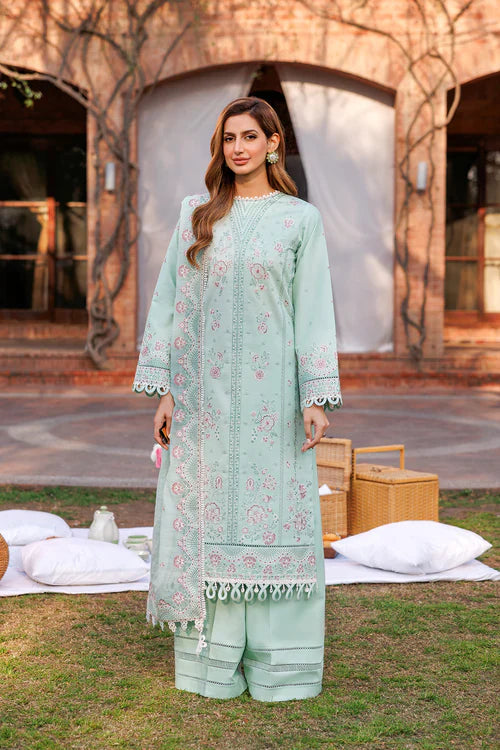 Farasha | Kaavish Lawn 24 | WHISPER MINT by Farasha - Designer Dress - Type: Ladies Clothes - Available at Libayah - 100% Original