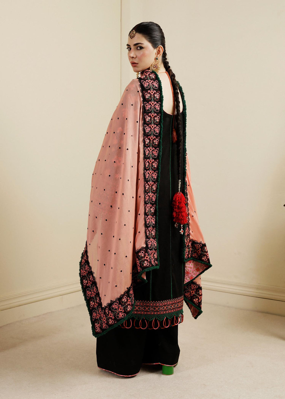 Hussain Rehar | Lawn SS 2023 | Noir by Hussain Rehar - Designer Dress - Type: Ladies Clothes - Available at Libayah - 100% Original