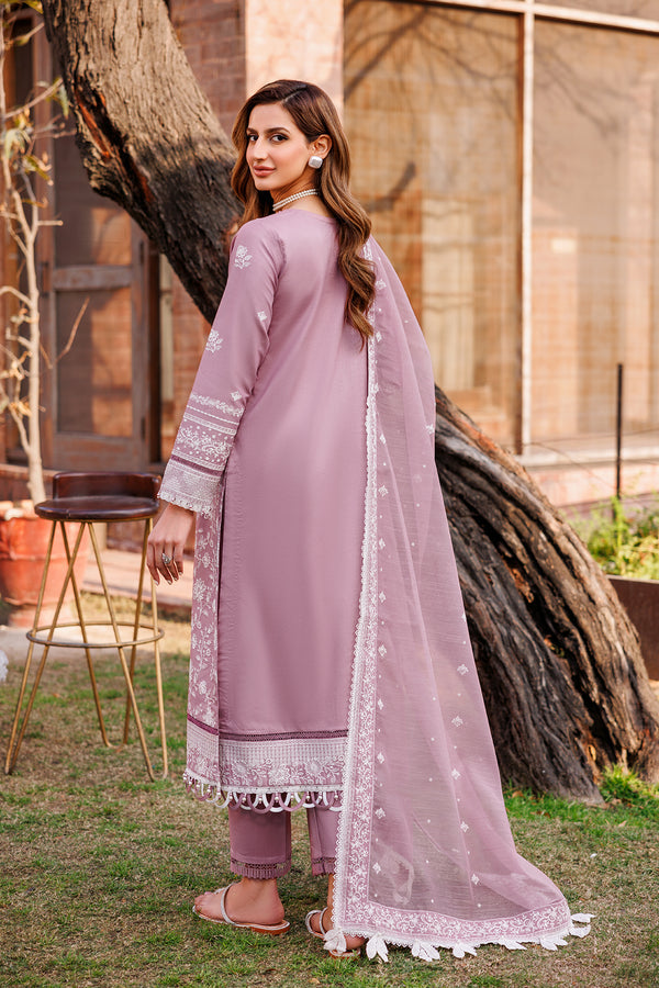 Farasha | Dastoor Embroidered Lawn SS24 | DAINTY LILAC by Farasha - Designer Dress - Type: Ladies Clothes - Available at Libayah - 100% Original