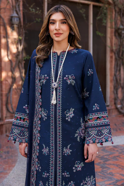 Farasha | Kaavish Lawn 24 | DEEP SAPPHIRE by Farasha - Designer Dress - Type: Ladies Clothes - Available at Libayah - 100% Original