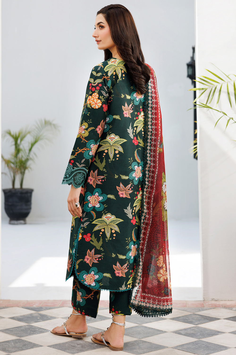 Farasha | Printed Essentials | Blossom Charm by Farasha - Designer Dress  - Type : Ladies Clothes - Available at Libayah - 100% Original 