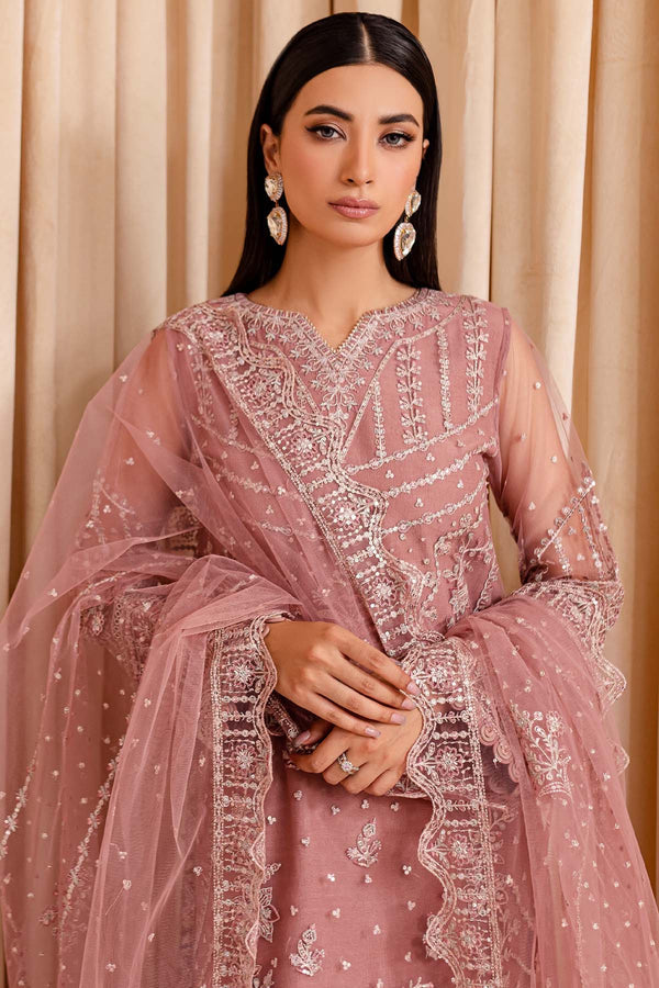 Farasha | Lumiere Formals | PASTEL PEACH by Farasha - Designer Dress - Type: Formal - Available at Libayah - 100% Original