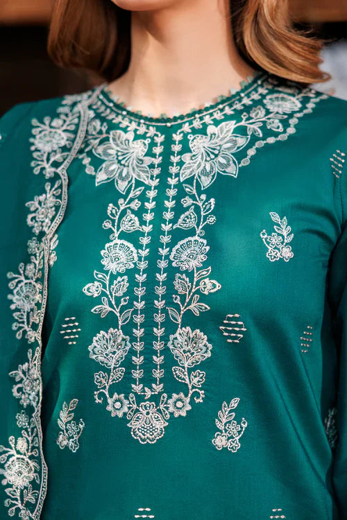 Farasha | Kaavish Lawn 24 | TEAL GARLAND by Farasha - Designer Dress - Type: Ladies Clothes - Available at Libayah - 100% Original