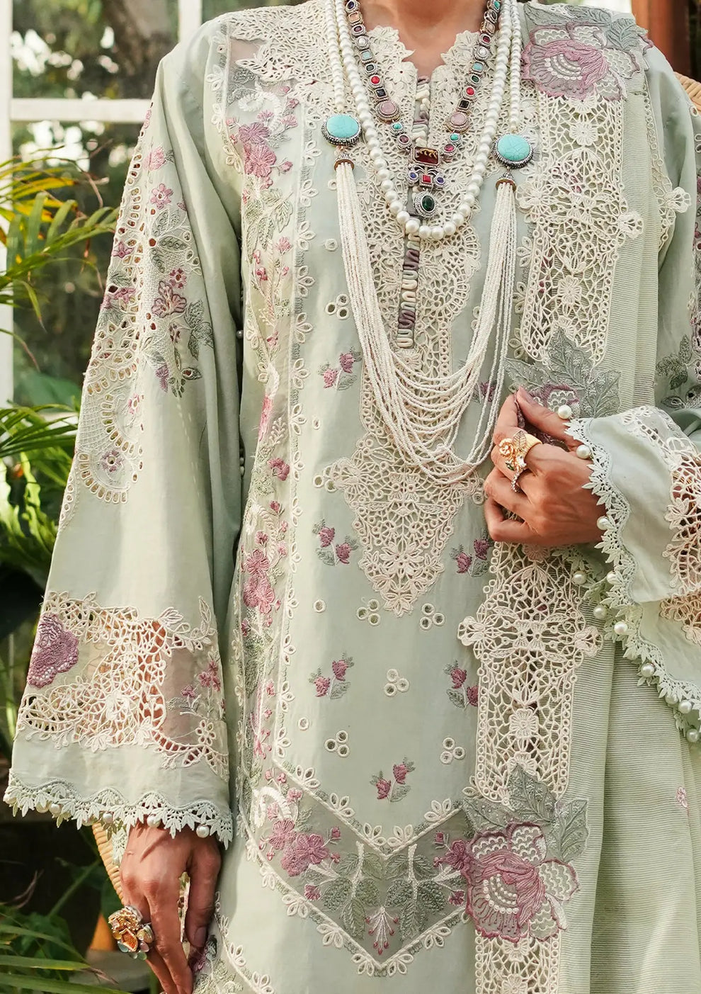 Kahf Premium | Luxury Lawn 24 | KLE-01A Margarita by Kahf Premium - Designer Dress - Type: Ladies Clothes - Available at Libayah - 100% Original