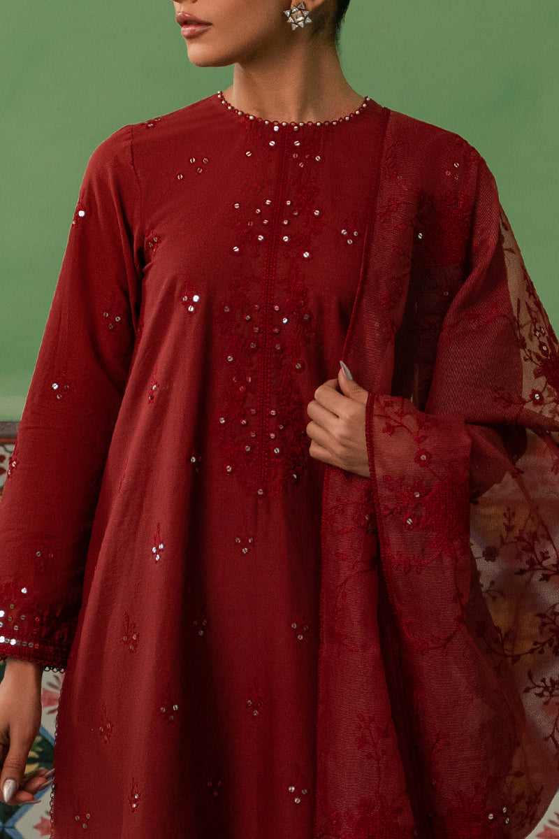 Cross Stitch | Mahiri Embroidered Lawn 24 | ROSE FLORINE by Cross Stitch - Designer Dress - Type: Ladies Clothes - Available at Libayah - 100% Original