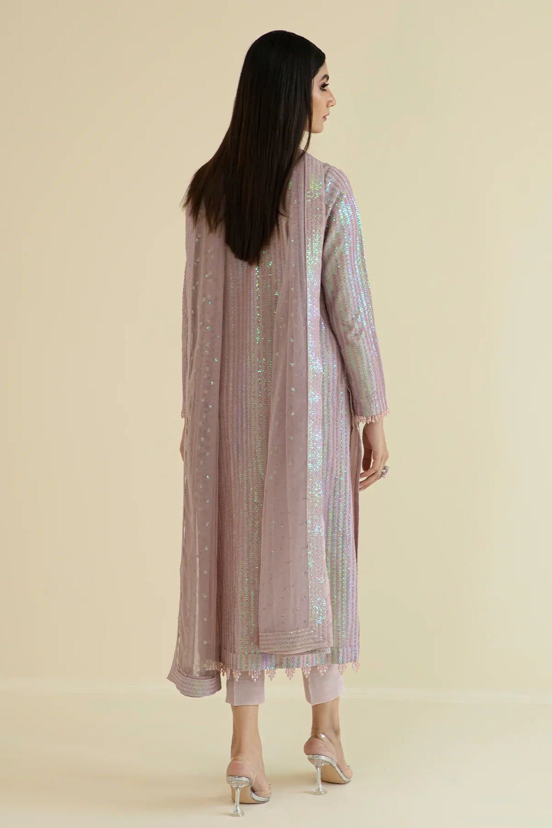 Baroque | Formals Collection | UF-384 by Baroque - Designer Dress - Type: Ladies Clothes - Available at Libayah - 100% Original