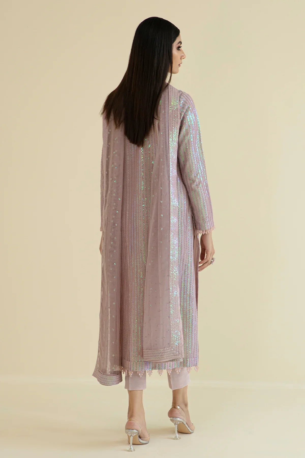 Baroque | Formals Collection | UF-384 by Baroque - Designer Dress - Type: Ladies Clothes - Available at Libayah - 100% Original