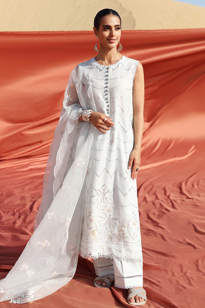 Cross Stitch | Eid Lawn 24 | FLORAL TALE by Cross Stitch - Designer Dress - Type: Ladies Clothes - Available at Libayah - 100% Original