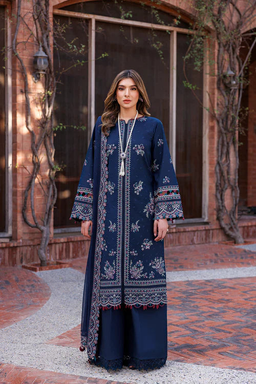 Farasha | Kaavish Lawn 24 | DEEP SAPPHIRE by Farasha - Designer Dress - Type: Ladies Clothes - Available at Libayah - 100% Original