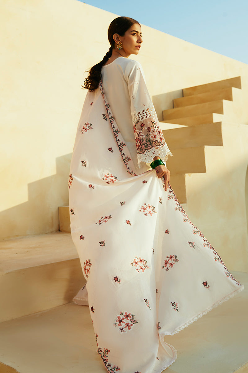 Cross Stitch | Premium Lawn 24 | PASTEL PINK by Cross Stitch - Designer Dress - Type: Ladies Clothes - Available at Libayah - 100% Original
