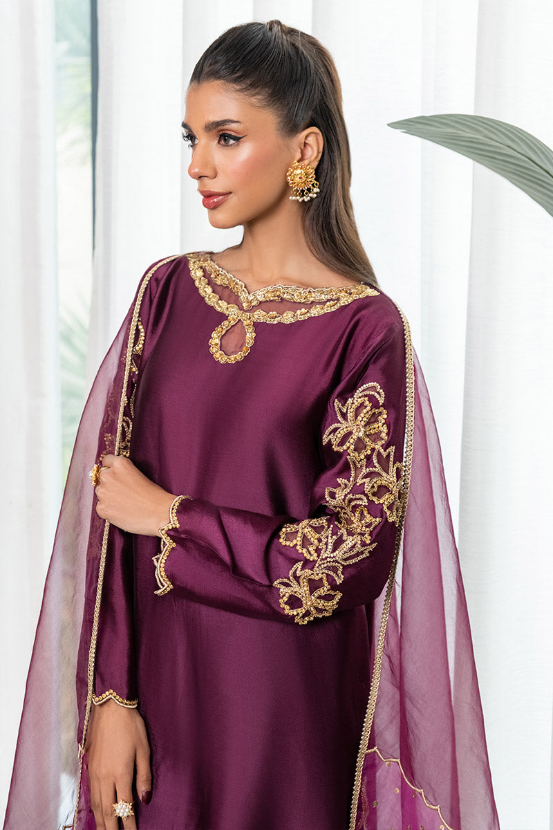 Chic Ophicial | Celenia Pret | Java Plum by Chic Ophicial - Designer Dress - Type: Ladies Clothes - Available at Libayah - 100% Original