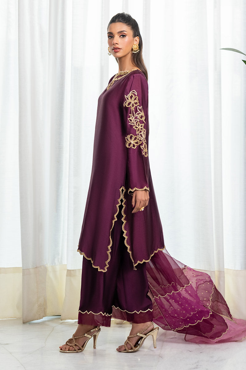 Chic Ophicial | Celenia Pret | Java Plum by Chic Ophicial - Designer Dress - Type: Ladies Clothes - Available at Libayah - 100% Original