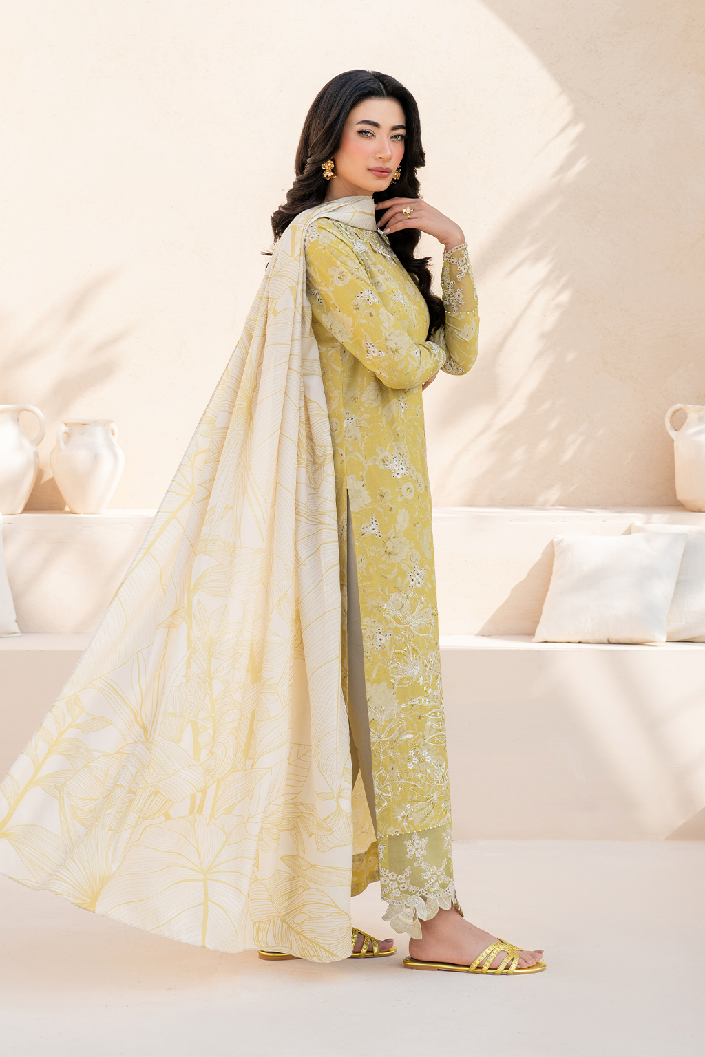 Iznik | Festive Lawn 25 | EFL-08 by Iznik - Designer Dress - Type: Ladies Clothes - Available at Libayah - 100% Original
